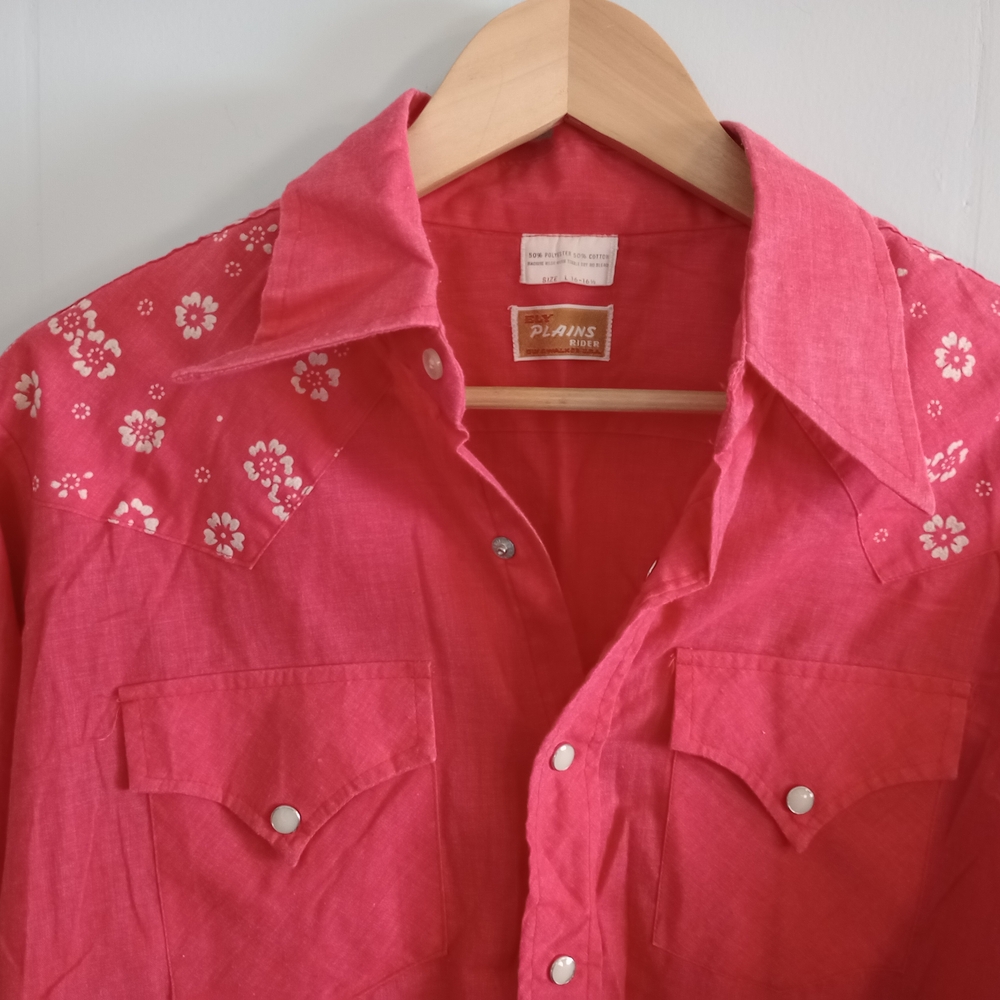 Ely Plains Ryder Pearl Snap Western Shirt Size L